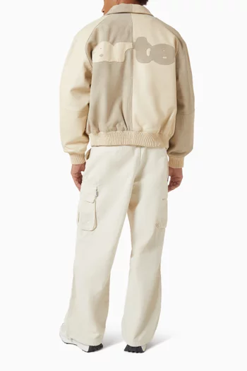 Jacket in Multi Leather