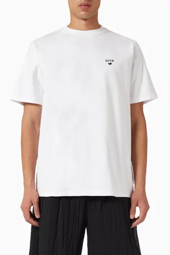Heart Logo T-shirt in Cotton
