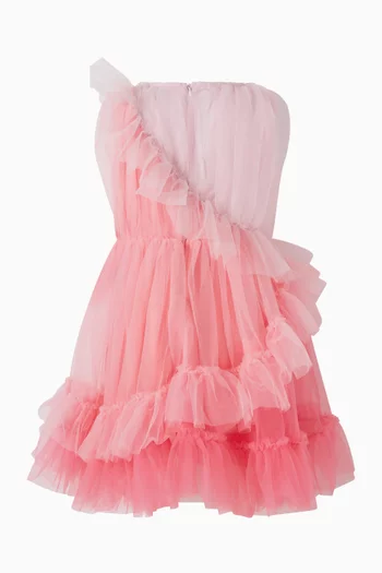 Pippa Ruffled Dress in Tulle