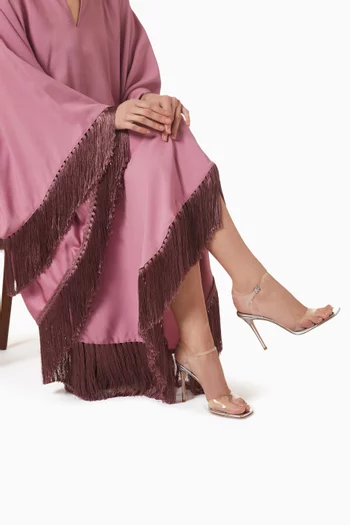 95 Square-toe Sandals in Plexi