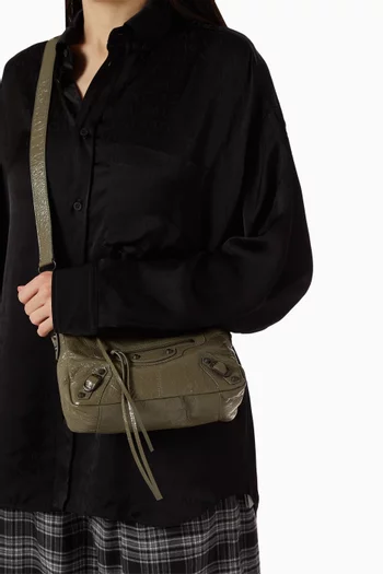 حقيبة لو سيتي موتو ميني جلد ماعز أرينا