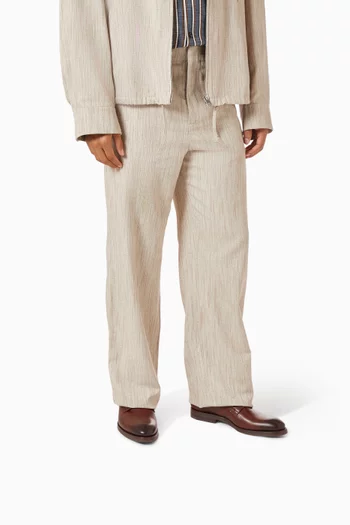 حذاء ديربي لاناي بأربطة جلد