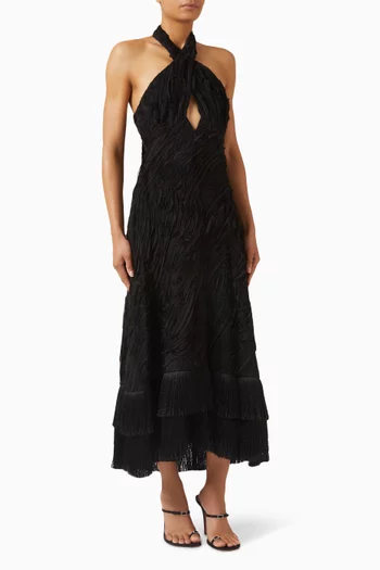 فستان أمبروسيو بحمالات حول الرقبة