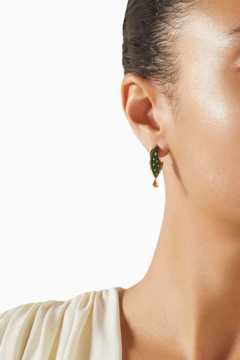 Small Clownfish Single Earring in 9kt Gold