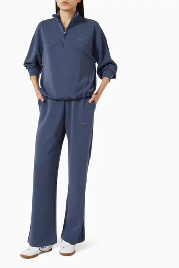 Half-zip Sweatshirt in Slinky Scuba