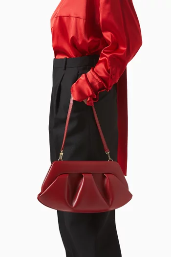 كلاتش بيوس بتصميم مستطيل جلد صناعي