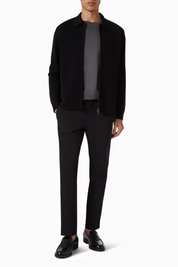 Milano Zip Jacket in Merino-wool