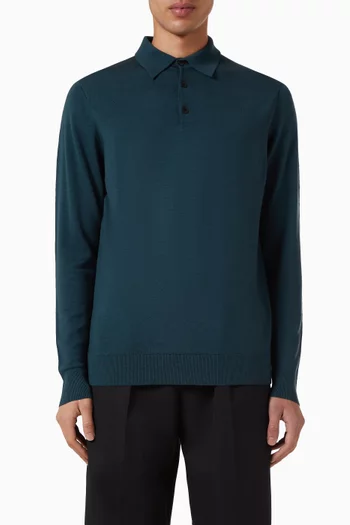 Polo Shirt in Merino-wool