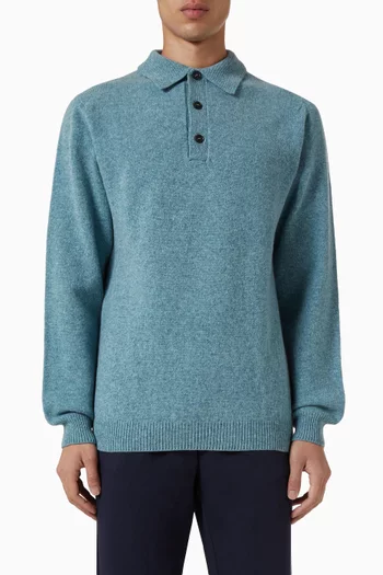 Polo Shirt in Lambswool