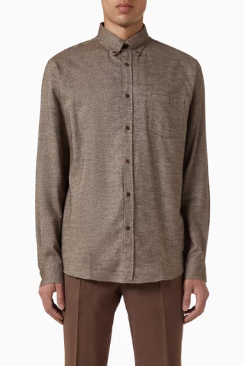 Brushed Shirt in Cotton