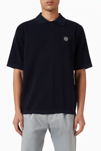 Knit Polo Shirt in Cotton