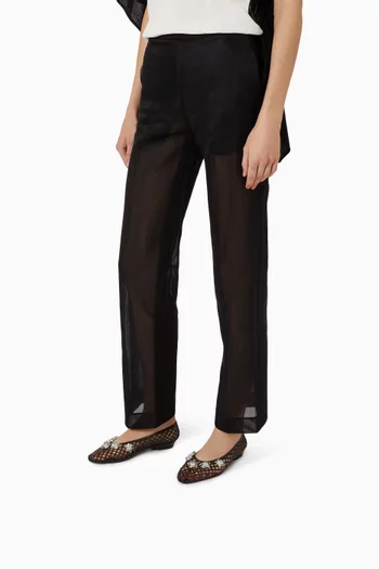 Ivy Ballerina Flats in Rubber Jelly