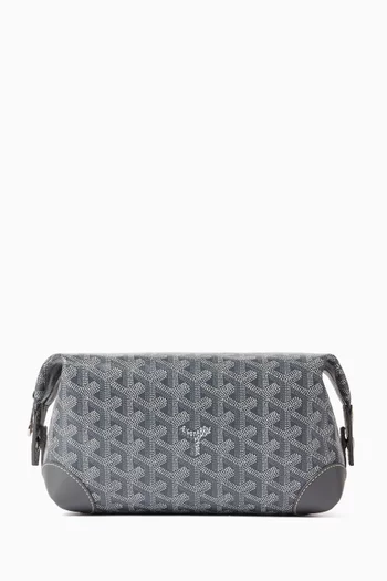Unused aison Goyard Toiletry Pouch in Goyardine Canvas