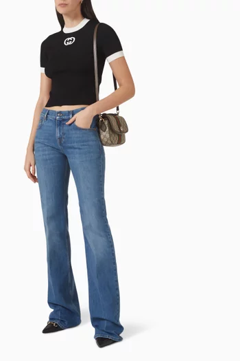 تي شيرت مزيج فيسكوز مضلع