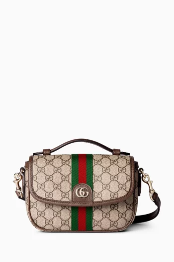 Small Ophidia Shoulder Bag in GG Monogram Fabric