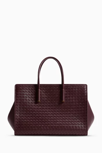 Barbara Tote Bag in Intrecciato Leather