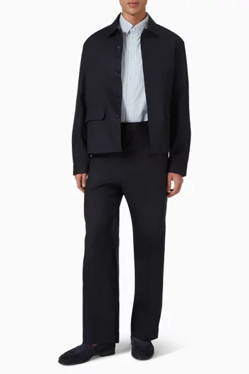 Relaxed-fit Overshirt in Cotton-linen