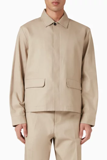 Relaxed-fit Overshirt in Cotton-linen