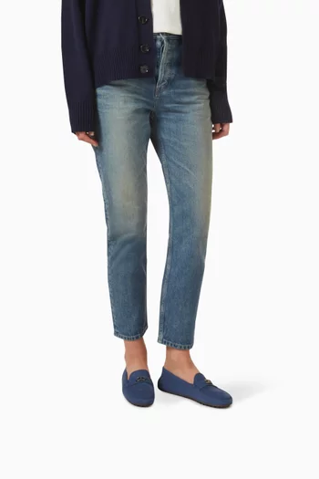 City Gommino Loafers in Nubuck