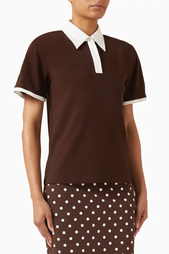 Contrast Polo T-shirt
