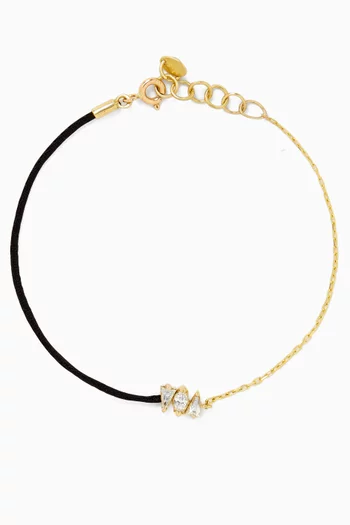 Baguette Diamond Thread Bracelet in 18kt Gold