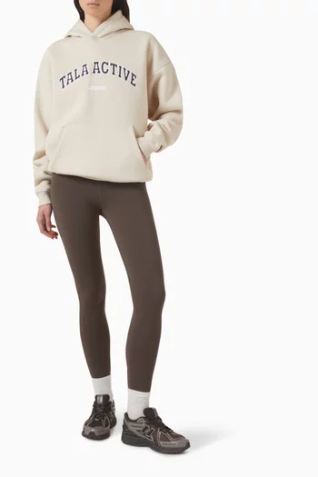 Active Oversized Hoodie in Organic Cotton Blend