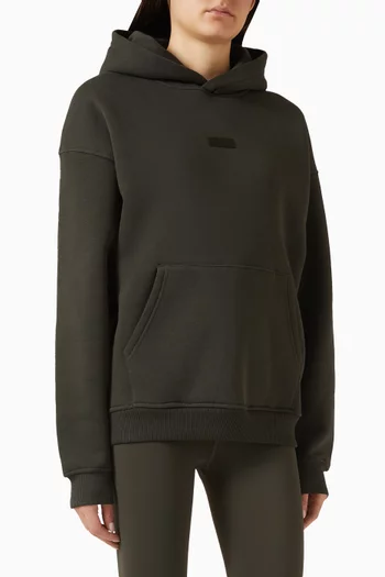 Active Oversized Hoodie in Organic Cotton Blend