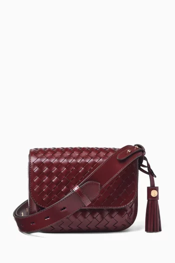 حقيبة كروس إيلا جلد مجدول