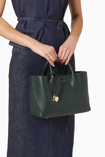 حقيبة يد لندن متوسطة جلد بارز الملمس