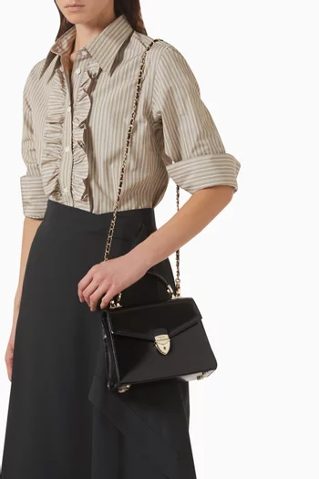 حقيبة ماي فير 2 متوسطة بيد علوية جلد ناعم