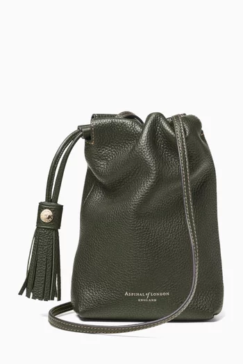 حقيبة كروس هدسون جلد حُبيبي لين