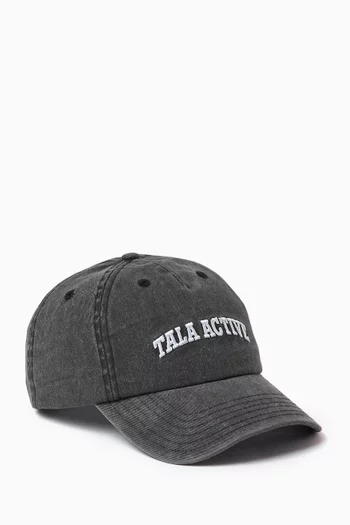 Active Embroidered Cap in Cotton