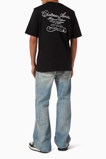 تي شيرت شاتو سكريبت قطن