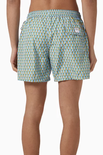 Madeira Stampato Swim Shorts in Airstop