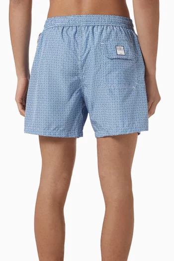 Madeira Stampato Swim Shorts in Airstop