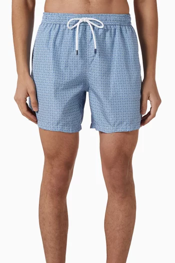 Madeira Stampato Swim Shorts in Airstop