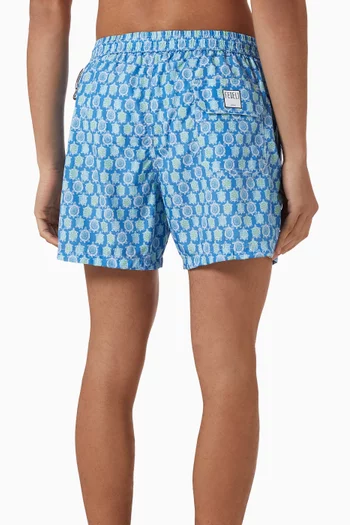 Madeira Stampato Swim Shorts in Airstop