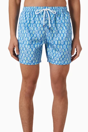 Madeira Stampato Swim Shorts in Airstop