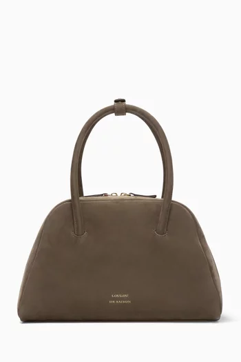 Small Brahms Bowling Bag in Suede