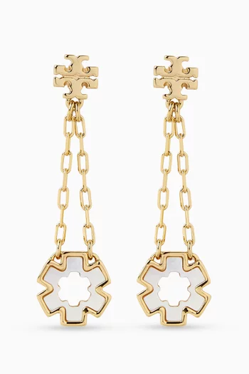 Kira Clover Drop Earrings