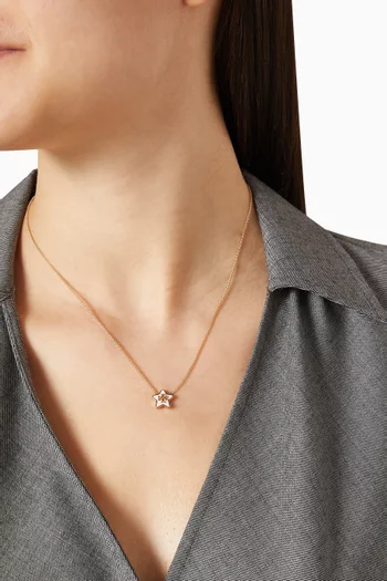 Kira Enamel Star Pendant Necklace