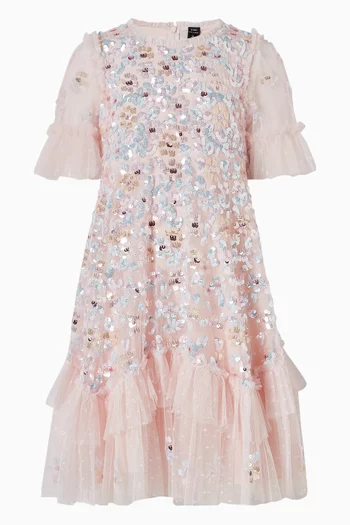 فستان كاسيا بنقشة زهور