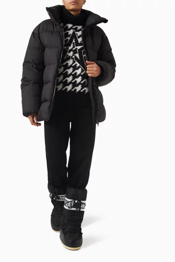 جاكيت منفوخ مبطن بالزغب