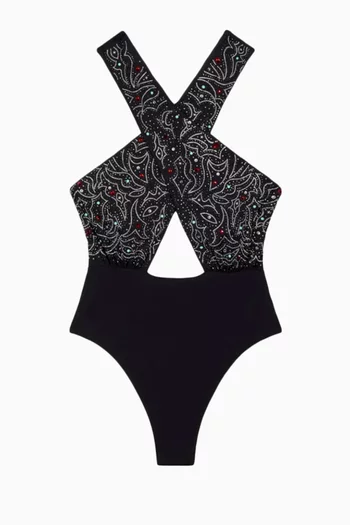 Texano Embellished One-piece Swimsuit