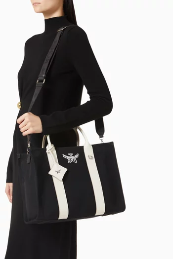 حقيبة يد أرين كبيرة مزيج قطن