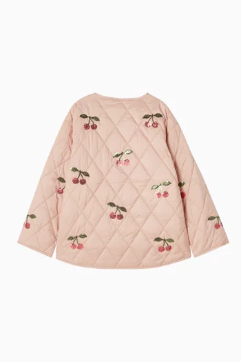 Flora Cherry Sequin Jacket