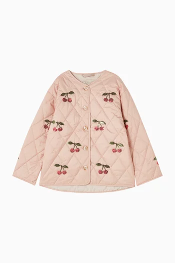 Flora Cherry Sequin Jacket