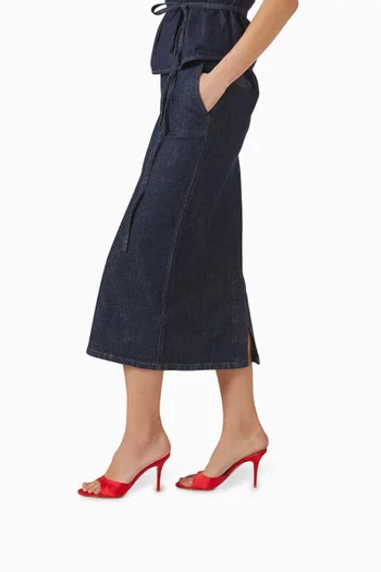 حذاء مفتوح إيلودي بكعب 90 مم ستان