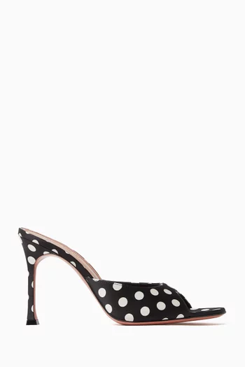 Alexa 95 Slipper Mules in Satin