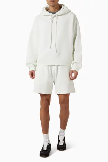 Straight Leg Shorts in Cotton Fleece